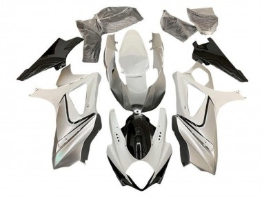 2005-2006 Suzuki GSXR 1000 Motorcycle Fairing - Glossy White Silver Black Canada Websites