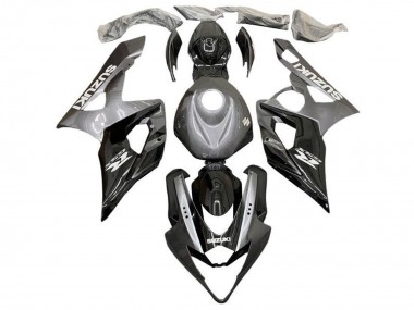2005-2006 Suzuki GSXR 1000 Motorcycle Fairings - Silver Black Canada Websites