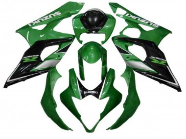 2005-2006 Suzuki GSXR 1000 Motorcycle Fairings - Green Black Silver Canada Websites