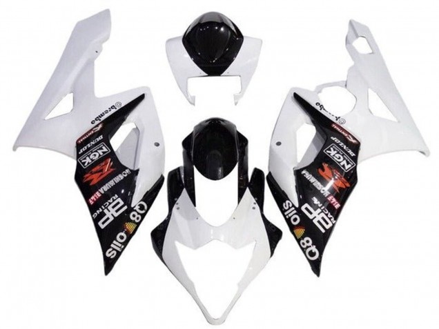 2005-2006 Suzuki GSXR 1000 Motorcycle Fairings - White Black Brembo Canada Websites