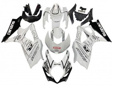 2005-2006 Suzuki GSXR 1000 Motorcycle Fairings - White Black Corona Motul Canada Websites