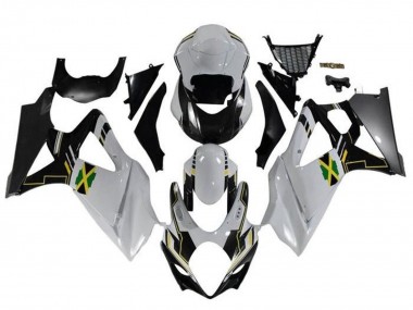 2005-2006 Suzuki GSXR 1000 Motorcycle Fairings - White Black Yellow Jamaica Canada Websites