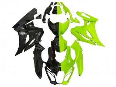 2017-2024 Suzuki GSXR1000 Motorcycle Fairings - Black Neon Green Canada Websites