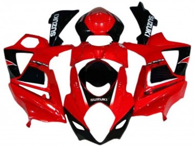 2007-2008 Suzuki GSXR 1000 Motorcycle Fairings - Red Black White Decal Canada Websites