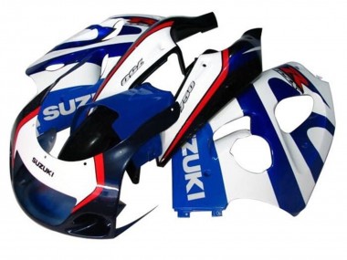 1996-2000 Suzuki GSXR 600 / GSXR 750 Motorcycle Fairings - Blue White Dark Blue Red Canada Websites