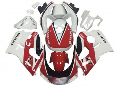 1996-2000 Suzuki GSXR 600 / GSXR 750 Motorcycle Fairings - Red White Black Stripe Canada Websites