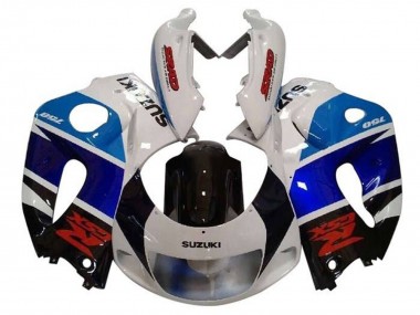 1996-2000 Suzuki GSXR 600 / GSXR 750 Motorcycle Fairings - White Black Double Blue Red Canada Websites