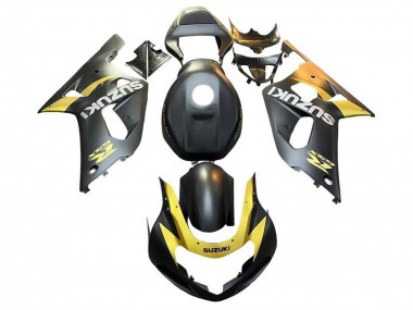 2001-2003 Suzuki GSXR 600 / GSXR 750 Motorcycle Fairings - Matte Black Yellow Canada Websites