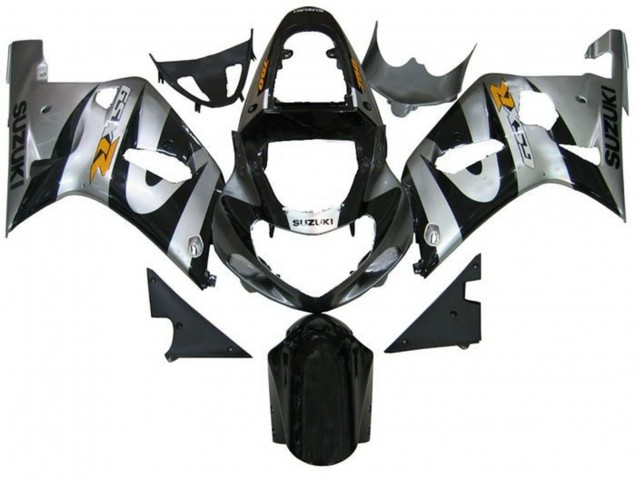 2001-2003 Suzuki GSXR 600 / GSXR 750 Motorcycle Fairings - Silver Black Yellow Canada Websites