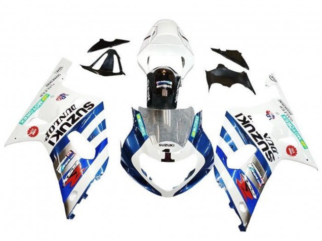 2001-2003 Suzuki GSXR 600 / GSXR 750 Motorcycle Fairings - White Blue Stripe Red Black Canada Websites