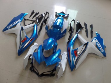 2008-2010 Suzuki GSXR 600 / GSXR 750 Motorcycle Fairing - White Light Blue Red Canada Websites