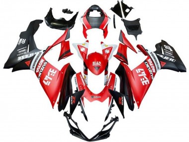 2011-2024 Suzuki GSXR 600 / GSXR 750 Motorcycle Fairings - Red White Black Motul Canada Websites