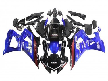 2021-2024 Yamaha YZF R7 Motorcycle Fairings - Black Blue Red Stripe Canada Websites