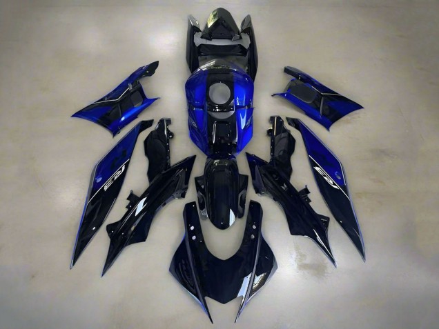 2019-2021 Yamaha YZF R3/R25 Motorcycle Fairings - Blue Glossy Dark Blue Canada Websites
