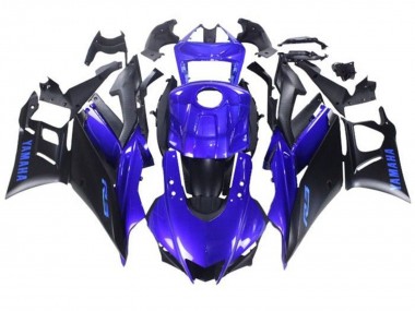2019-2021 Yamaha YZF R3/R25 Motorcycle Fairings - Blue Matte Black Canada Websites