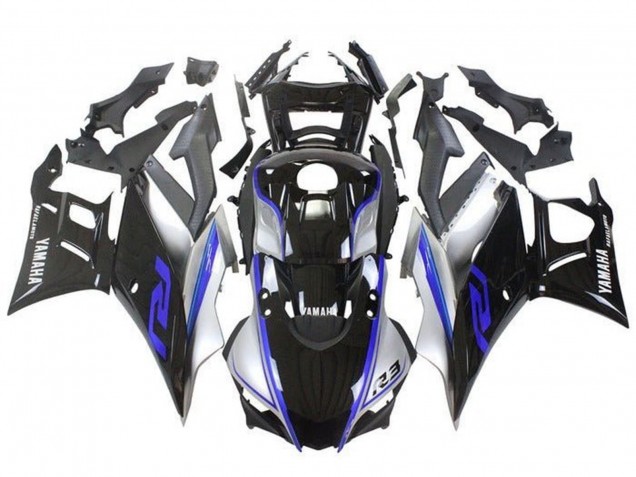 2019-2021 Yamaha YZF R3/R25 Motorcycle Fairings - Silver Blue Black Canada Websites