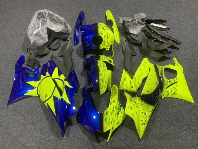 2019-2021 Yamaha YZF R3/R25 Motorcycle Fairings - Yellow Blue Canada Websites