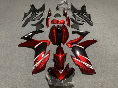 2022-2024 Yamaha YZF R3/R25 Motorcycle Fairings - Red White Glossy Black Canada Websites