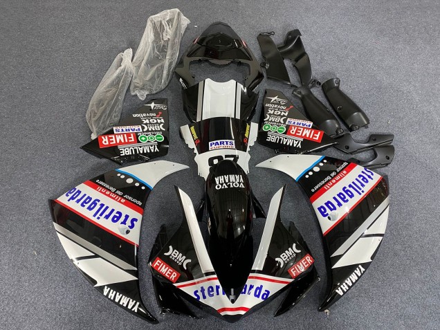 2009-2011 Yamaha YZF 1000 R1 Motorcycle Fairings - White Black Red Sterilgarda Racing Canada Websites