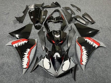 2009-2011 Yamaha YZF 1000 R1 Motorcycle Fairings - Grey Black Red White Shark Canada Websites