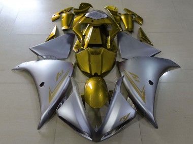 2009-2011 Yamaha YZF 1000 R1 Motorcycle Fairings - Silver Gold Canada Websites
