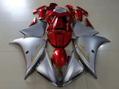 2009-2011 Yamaha YZF 1000 R1 Motorcycle Fairings - Silver Red Canada Websites