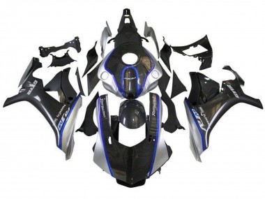 2015-2019 Yamaha YZF 1000 R1 Motorcycle Fairings - Faux Carbon Fiber Silver Blue R1M Canada Websites