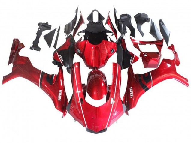 2015-2019 Yamaha YZF 1000 R1 Motorcycle Fairing - Red Black White Stripe Canada Websites