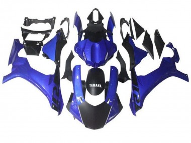 2015-2019 Yamaha YZF 1000 R1 Motorcycle Fairing - Blue Matte Black Canada Websites