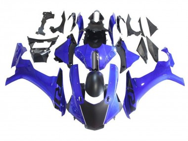 2015-2019 Yamaha YZF 1000 R1 Motorcycle Fairings - Blue Matte Black Canada Websites