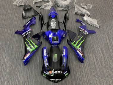 2015-2019 Yamaha YZF 1000 R1 Motorcycle Fairings - Blue Black Monster ENEOS Canada Websites