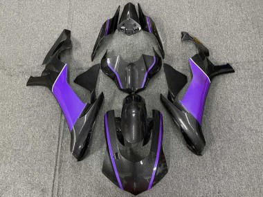 2015-2019 Yamaha YZF 1000 R1 Motorcycle Fairing - Faux Carbon Fiber Purple Canada Websites