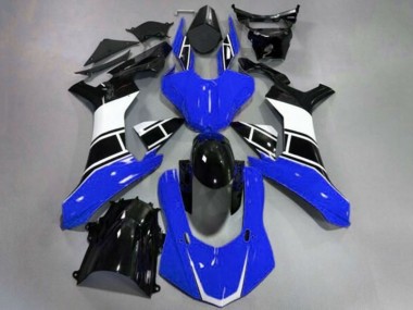 2015-2019 Yamaha YZF 1000 R1 Motorcycle Fairing - Blue White Glossy Black Canada Websites