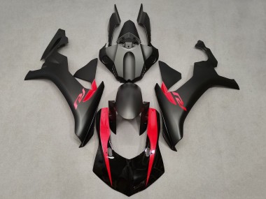2015-2019 Yamaha YZF 1000 R1 Motorcycle Fairings - Matte Black Glossy Black Red Canada Websites