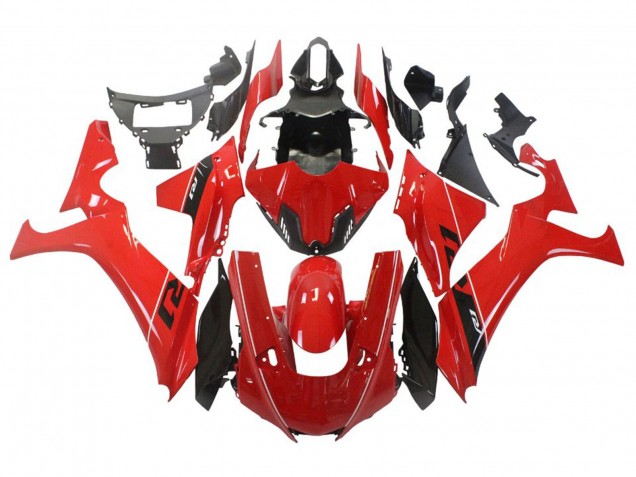 2020-2025 Yamaha YZF 1000 R1 Motorcycle Fairing - Red White Glossy Black Canada Websites