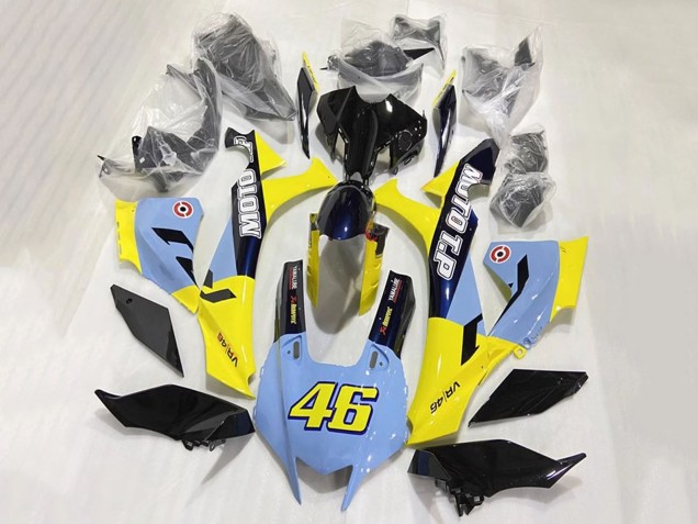 2020-2025 Yamaha YZF 1000 R1 Motorcycle Fairings - Blue Yellow Glossy Black Moto T.P 46 Canada Websites