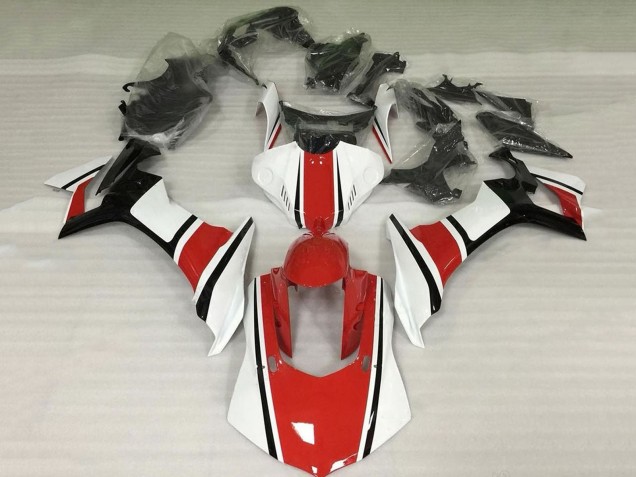2020-2025 Yamaha YZF 1000 R1 Motorcycle Fairings - White Red Glossy Black Canada Websites