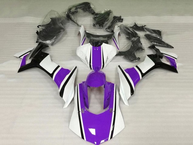 2020-2025 Yamaha YZF 1000 R1 Motorcycle Fairing - White Purple Glossy Black Canada Websites