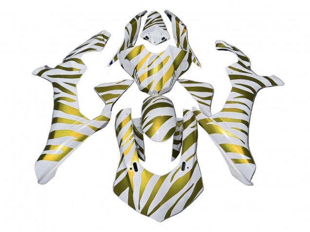 2020-2025 Yamaha YZF 1000 R1 Motorcycle Fairings - White Gold Zebra Canada Websites