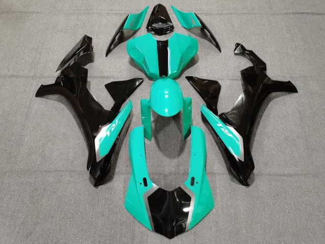 2020-2025 Yamaha YZF 1000 R1 Motorcycle Fairings - Teal Blue Glossy Black Canada Websites