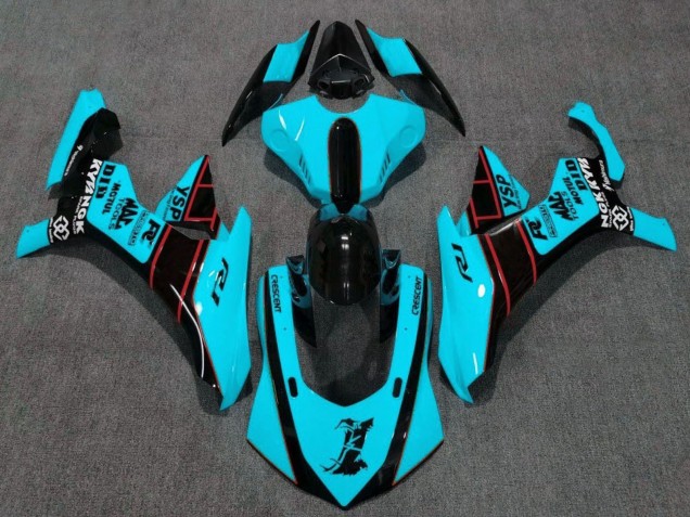 2020-2025 Yamaha YZF 1000 R1 Motorcycle Fairings - Turquoise Blue Red Glossy Black Canada Websites