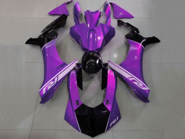 2020-2025 Yamaha YZF 1000 R1 Motorcycle Fairings - Purple Silver Glossy Black Canada Websites