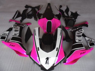2020-2025 Yamaha YZF 1000 R1 Motorcycle Fairings - Pink White Glossy Black Canada Websites