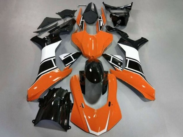 2020-2025 Yamaha YZF 1000 R1 Motorcycle Fairings - Orange White Glossy Black Canada Websites