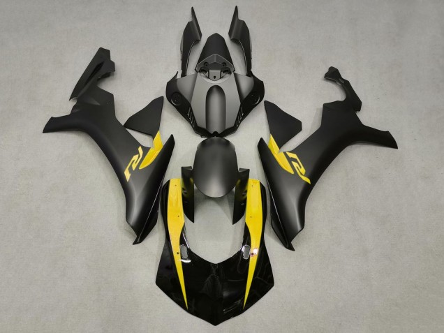 2020-2025 Yamaha YZF 1000 R1 Motorcycle Fairings - Glossy Black Matte Black Yellow Canada Websites