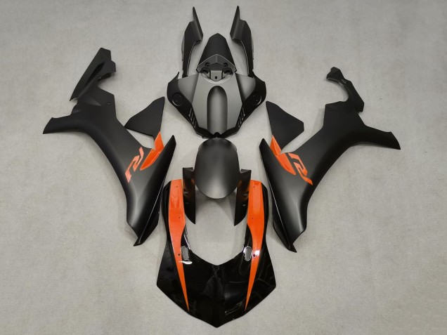 2020-2025 Yamaha YZF 1000 R1 Motorcycle Fairings - Glossy Black Matte Black Orange Canada Websites