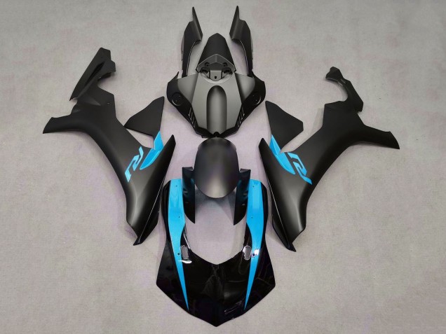 2020-2025 Yamaha YZF 1000 R1 Motorcycle Fairings - Glossy Black Matte Black Light Blue Canada Websites