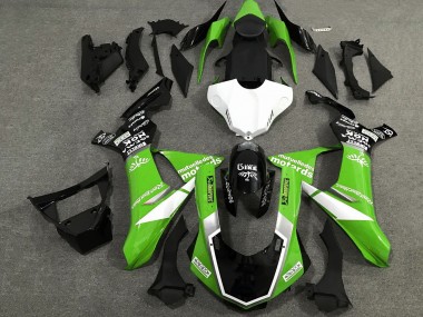 2020-2025 Yamaha YZF 1000 R1 Motorcycle Fairings - Green White Glossy Black Sam Canada Websites