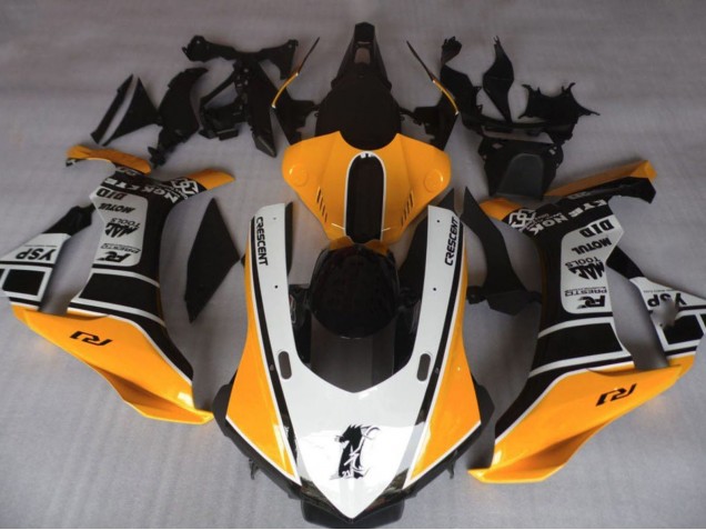 2020-2025 Yamaha YZF 1000 R1 Motorcycle Fairings - Orange White Black Canada Websites