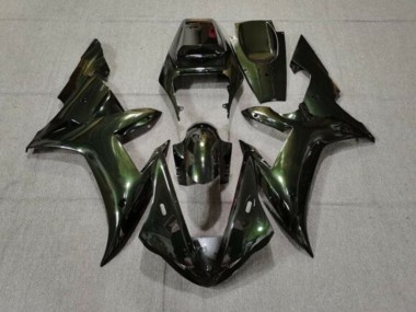 2002-2003 Yamaha YZF 1000 R1 Motorcycle Fairings - Dark Green Chameleon Canada Websites
